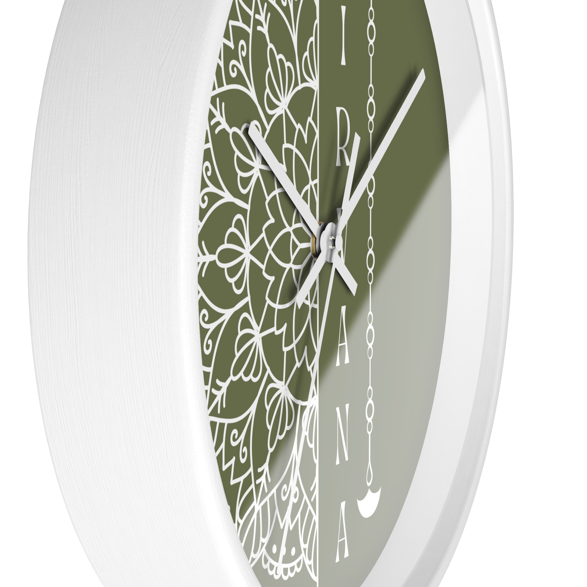 Half Mandala Wall Clock - "Nirvana" Buddhist Spiritual Design, 10 inches - Image 8
