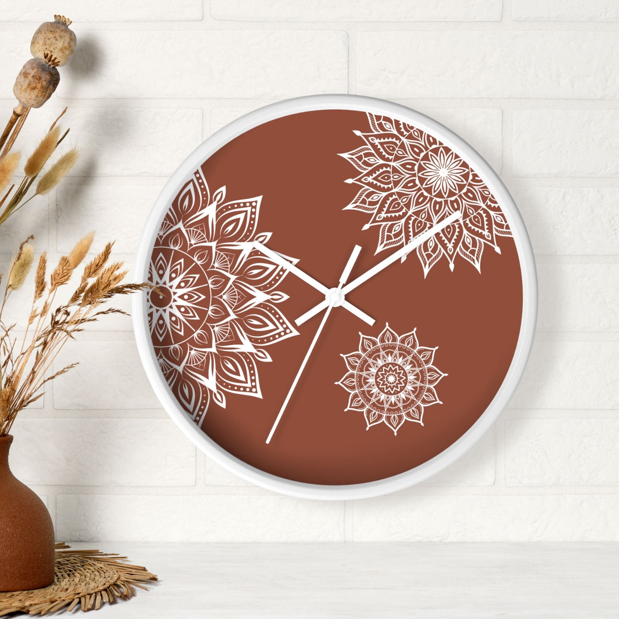 Mandala Wall Clock — Starburst Boho Home Decor - Image 5